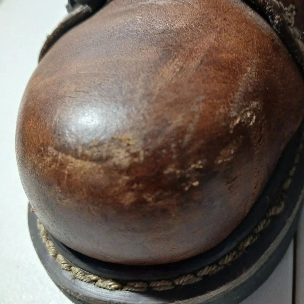 Caterpillar CAT Men's Brown Leather Alaska 2.0 Steel Toe Work Boots Size 8.5